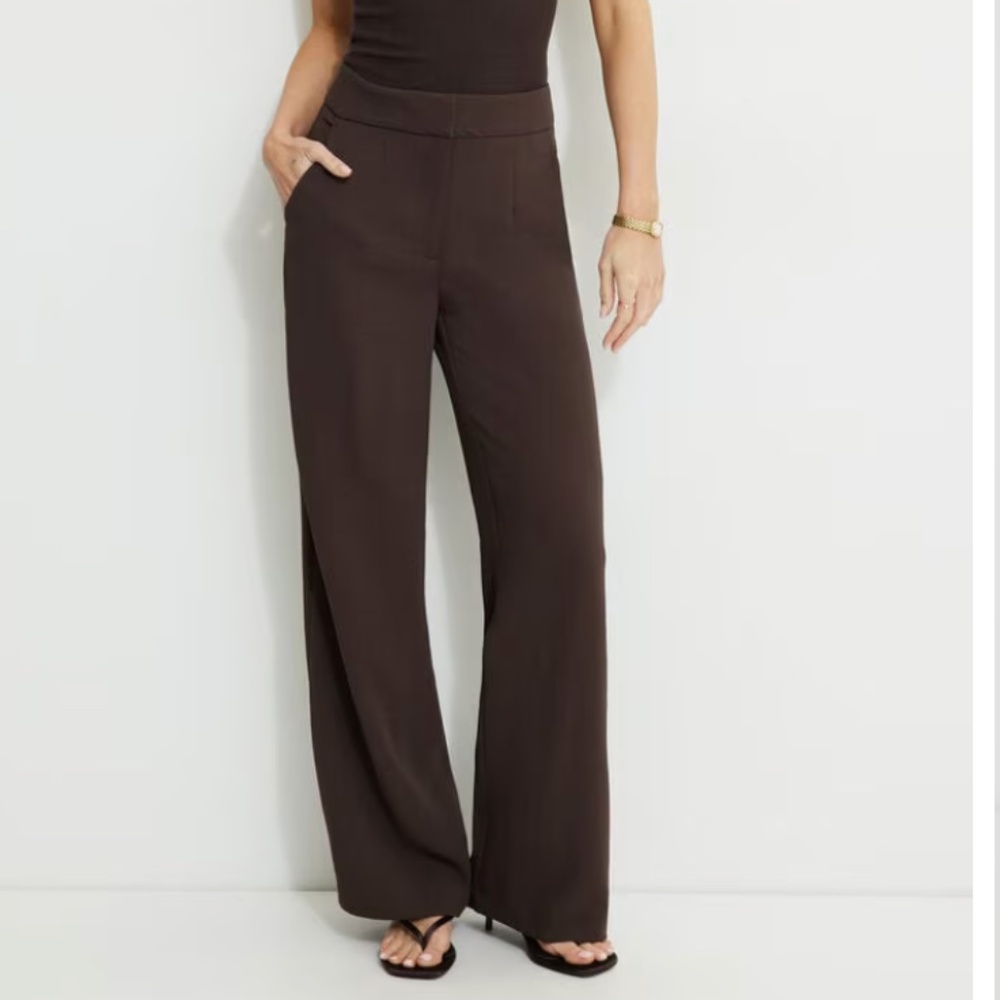 Dynamite Brown Wide Leg Trousers